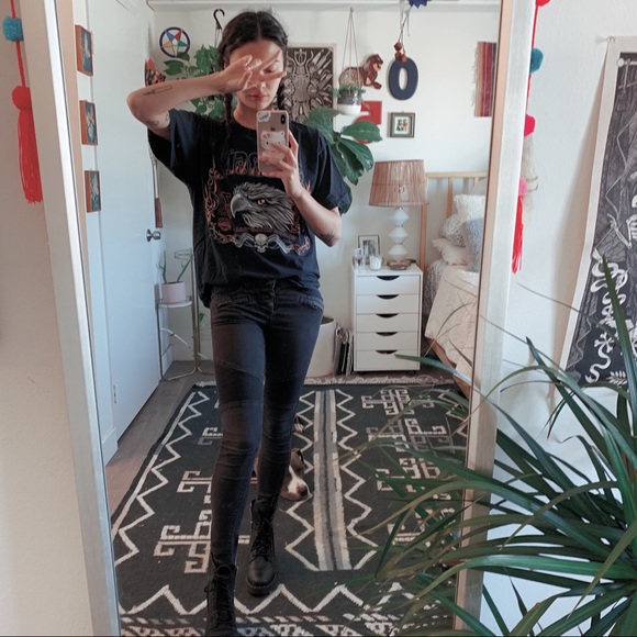 Free people seamed Moto skinny jeans - Picture 3 of 5